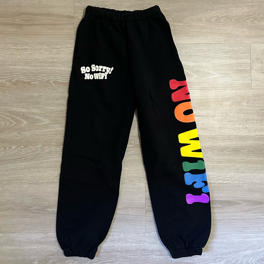 Madhappy So Sorry No WiFi Sweatpants BRAND NEW